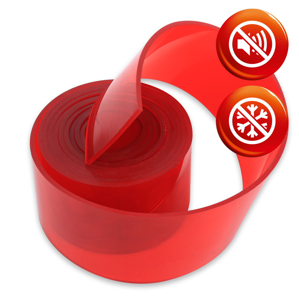 PVC soft red transparent rolls PVC soft red transparent rolls