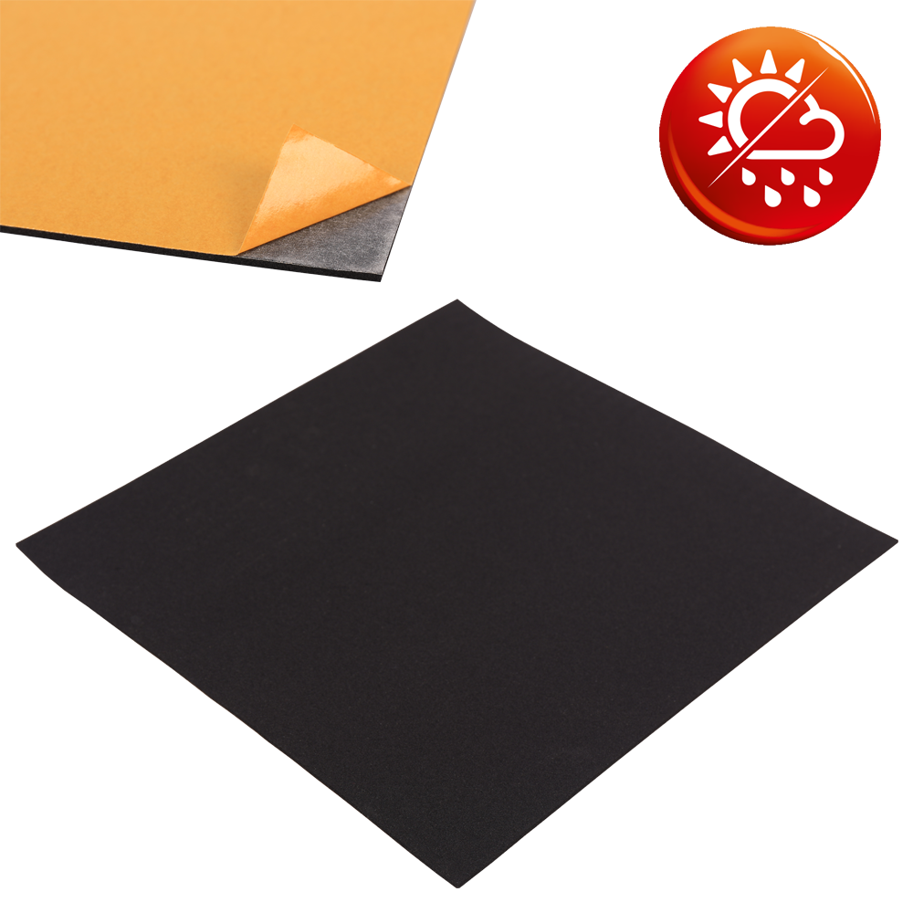 EPDM cellular rubber black sheets adhesives 