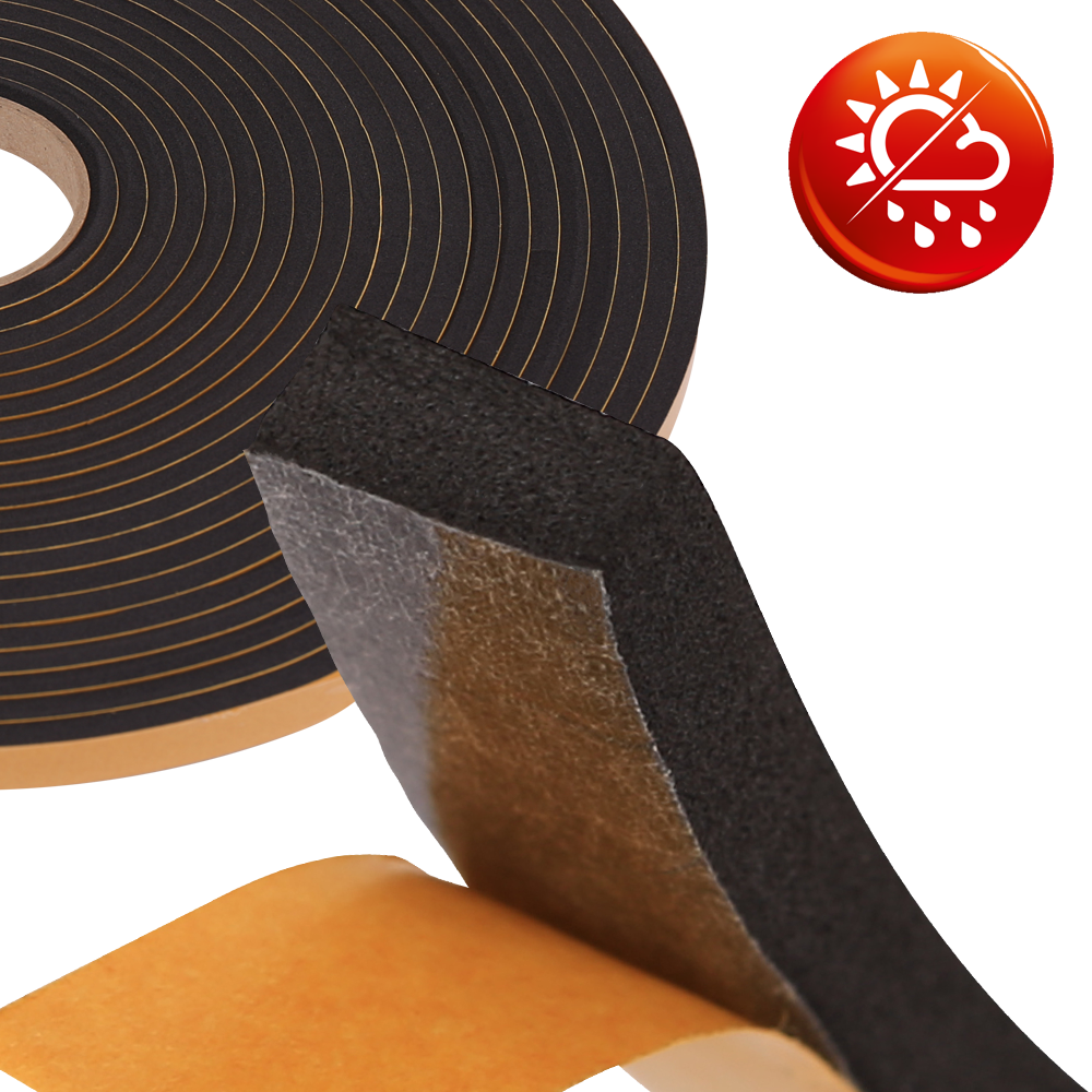 EPDM Zellkautschuk schwarz Rollen einseitig selbstklebend EPDM Zellkautschuk schwarz Rollen einseitig selbstklebend