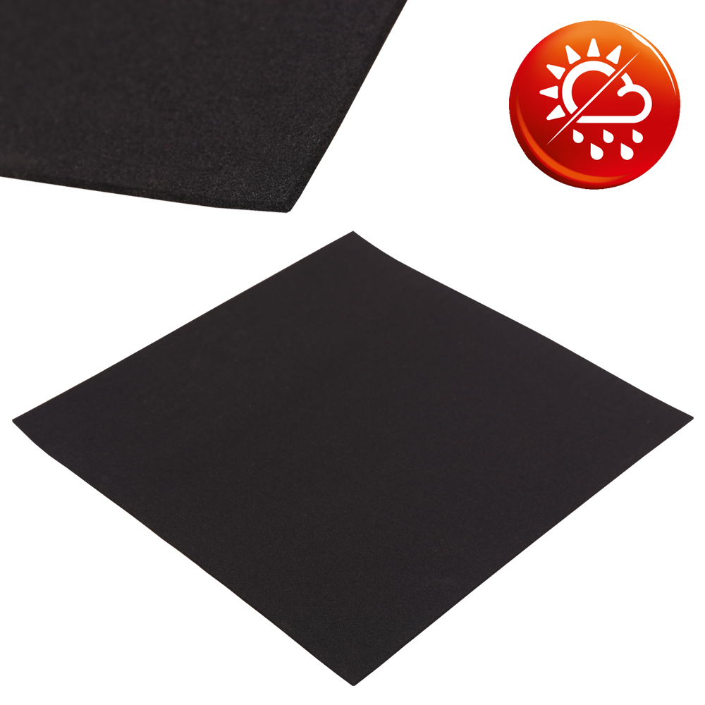EPDM cellular ruber black sheets 