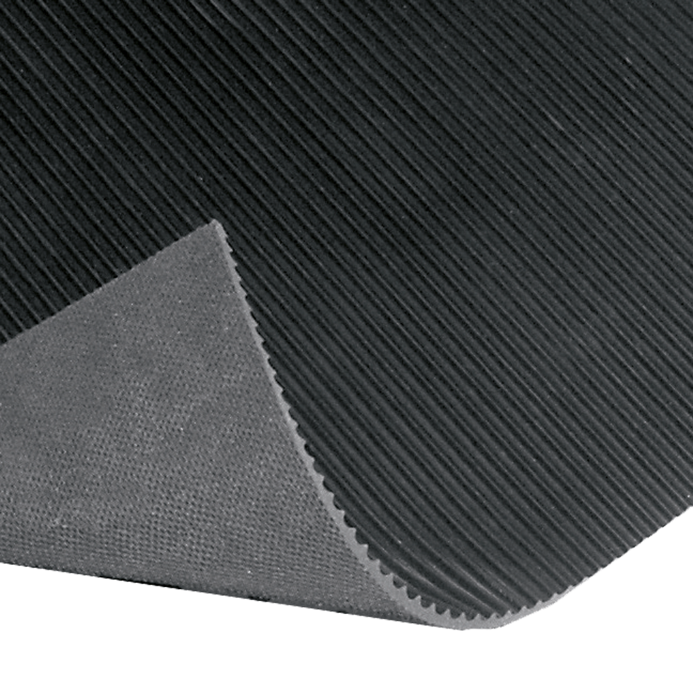 3mm Thick Black Fine Ribbed Ridged Grooved Rubber Mat Lining Sheet Pad A2 A1 A0 